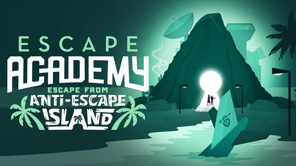 Logo for the video game "Escape Academy - Escape From Anti-Escape Island"